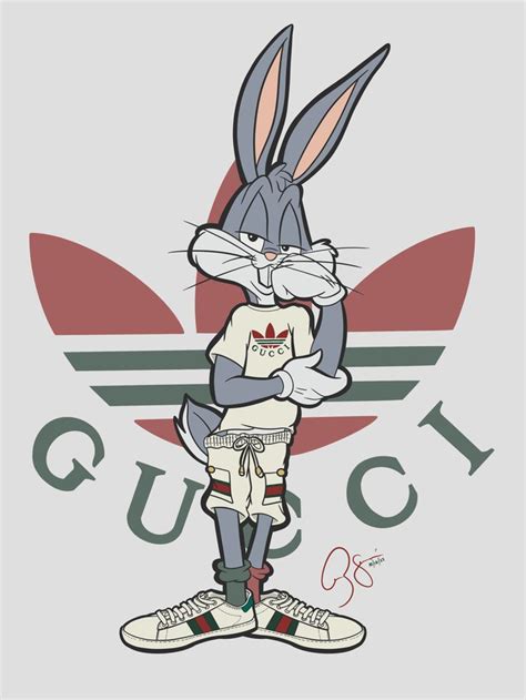 gucci bugs bunny|bugs bunny wearing gucci.